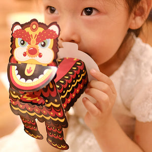 Cut, Fold and Stick - Chinese New Year Paper Play Kit春节纸艺大礼包 - Hantastic Kids